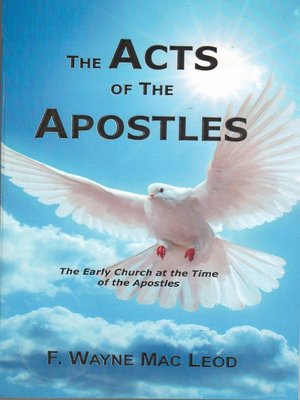 cover image of The Acts of the Apostles